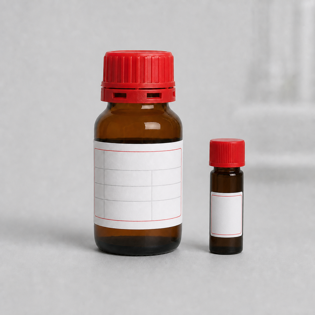 Representative sealed amber reagent bottles for small-quantity packaging of (S)-1-(2,6-dichloro-3-fluorophenyl)ethanol.
